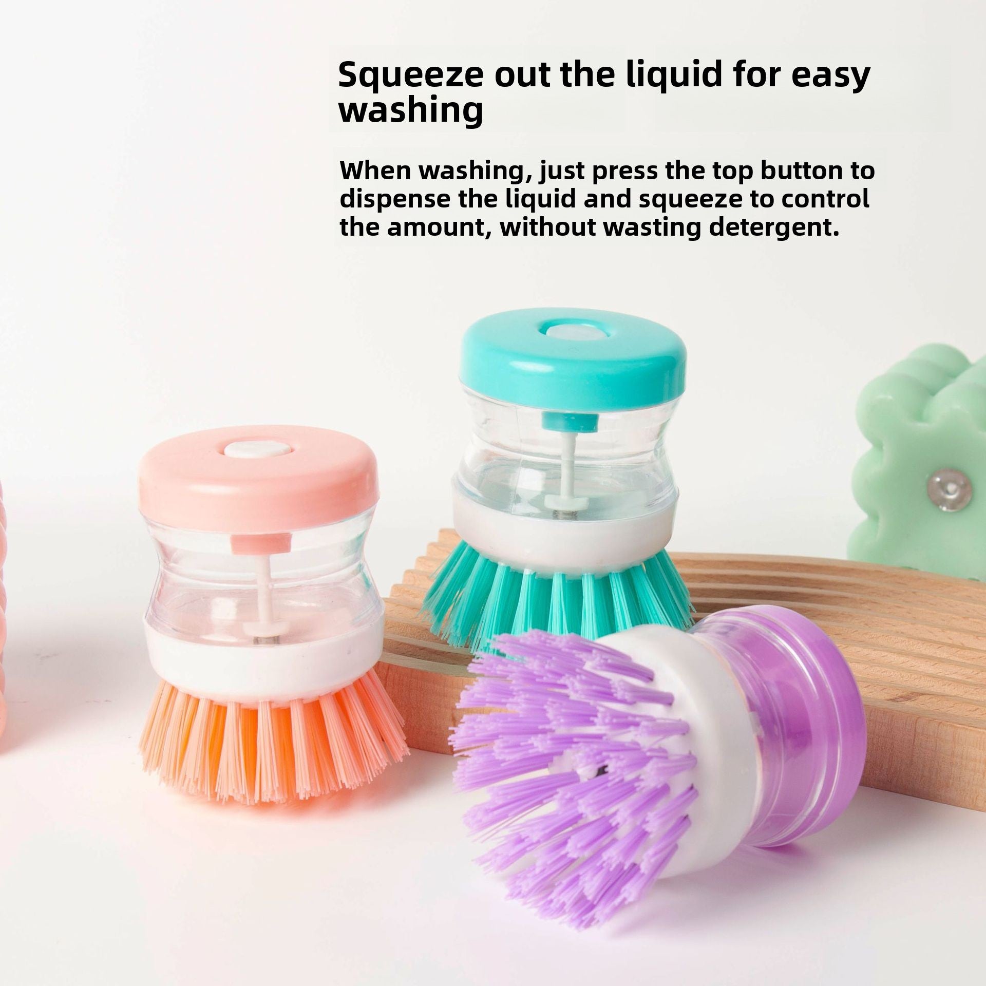 Soap Dispensing Dish Brush